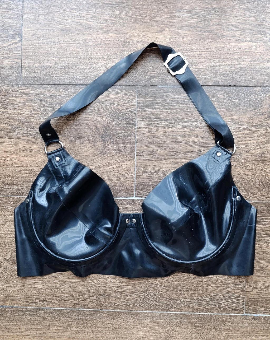 Classic latex bra