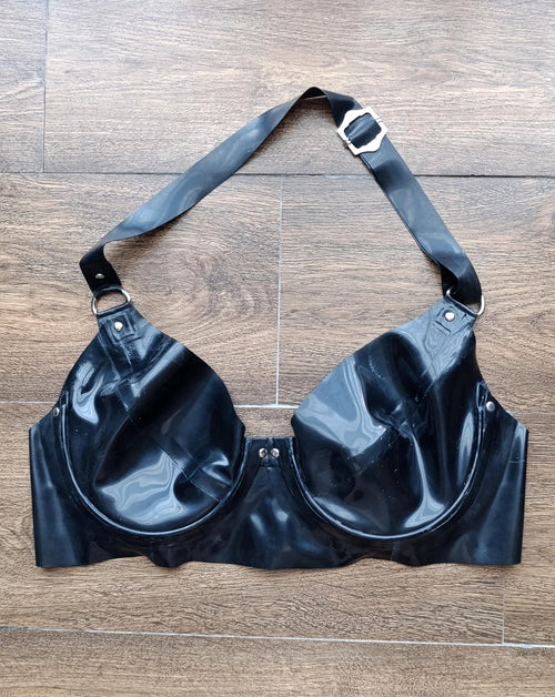 Classic latex bra